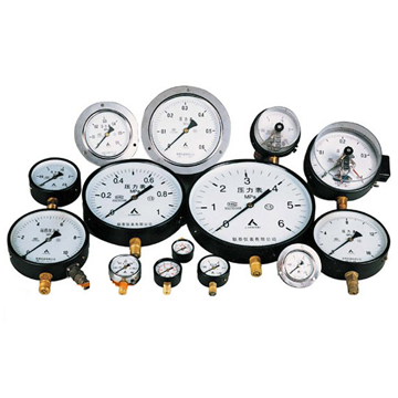 Y系列普通壓力表、氧壓力表、氨壓力表、遠傳壓力表、電接點壓力表